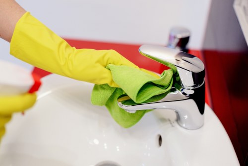Illustration of ethical cleaning business commitment