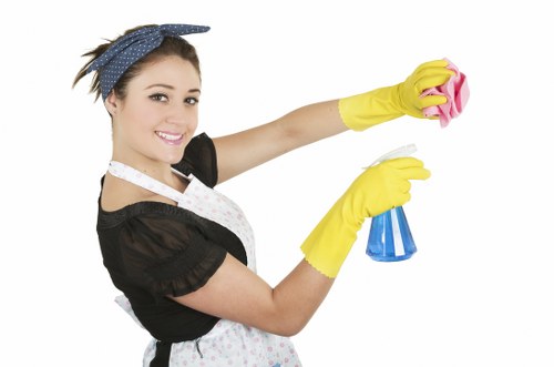 Close-up of mattress dust and allergens being removed